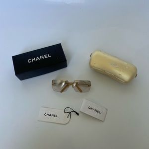 Vintage Chanel Rhinestone Sunglasses